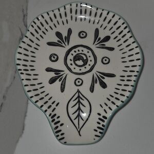 Creative co-op floral spoon rest